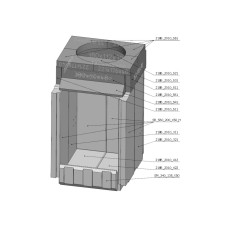Šamotová komora komplet KV DYNAMIC 3G 44.55.01  